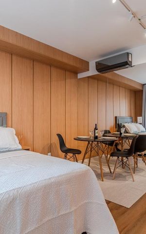 Studio à venda com 25m², 1 quarto e sem vagaStudio