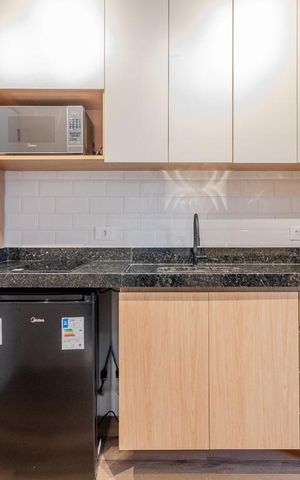 Studio à venda com 25m², 1 quarto e sem vagaStudio