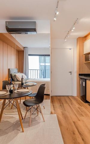 Studio à venda com 25m², 1 quarto e sem vagaStudio