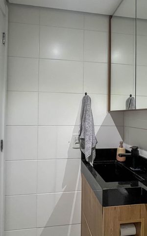 Apartamento para alugar com 33m², 2 quartos e sem vaga Apartamento para alugar com 33m², 2 quartos e sem vagaBanheiro