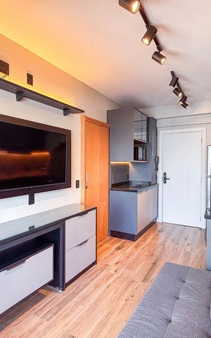 Apartamento à venda com 30m², 1 quarto e sem vaga Apartamento à venda com 30m², 1 quarto e sem vagaSala