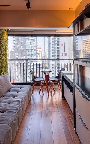 Apartamento à venda com 30m², 1 quarto e sem vaga Apartamento à venda com 30m², 1 quarto e sem vagaSala