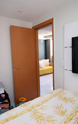 Apartamento à venda com 45m², 2 quartos e 1 vagaQuarto 2