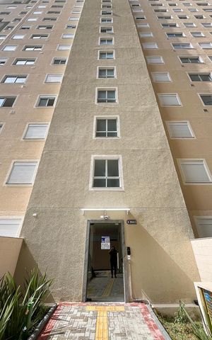 Apartamento à venda com 36m², 2 quartos e 1 vagaFachada + plaquinha