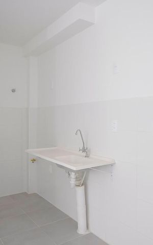 Apartamento à venda com 36m², 2 quartos e 1 vagaCozinha e área de serviço