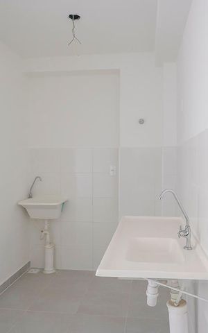 Apartamento à venda com 36m², 2 quartos e 1 vagaCozinha e área de serviço