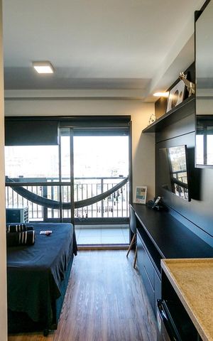 Studio à venda com 24m², 1 quarto e sem vaga Studio à venda com 24m², 1 quarto e sem vagaCozinha