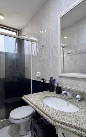 Apartamento à venda com 122m², 3 quartos e 2 vagas Apartamento à venda com 122m², 3 quartos e 2 vagasBanheiro da Suíte