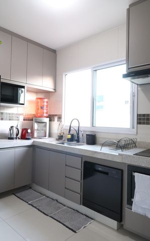 Apartamento para alugar com 90m², 3 quartos e 2 vagasCozinha