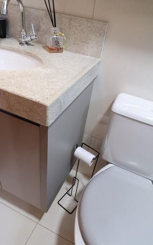 Apartamento para alugar com 90m², 3 quartos e 2 vagasBanheiro da Suíte
