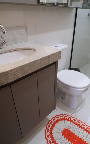 Apartamento para alugar com 90m², 3 quartos e 2 vagasBanheiro Social
