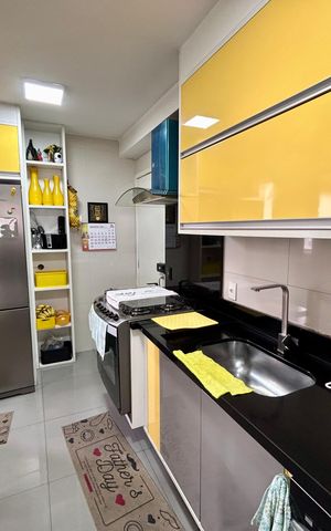 Apartamento à venda com 86m², 2 quartos e 2 vagas Apartamento à venda com 86m², 2 quartos e 2 vagasCozinha