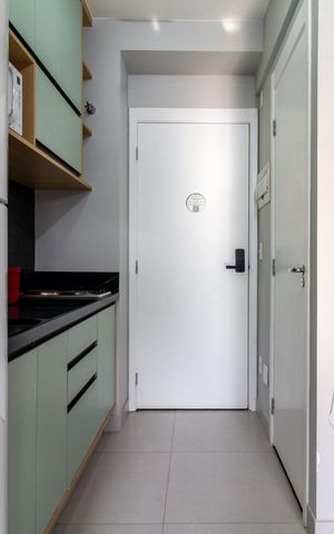 Studio à venda com 20m², 1 quarto e sem vaga Studio à venda com 20m², 1 quarto e sem vagaCozinha