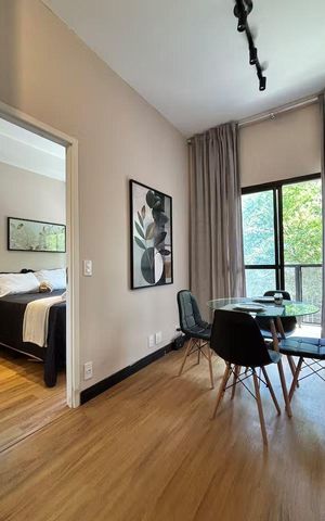 Studio à venda com 32m², 1 quarto e sem vaga
