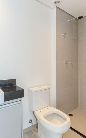 Studio para alugar com 52m², 1 quarto e sem vagaBanheiro