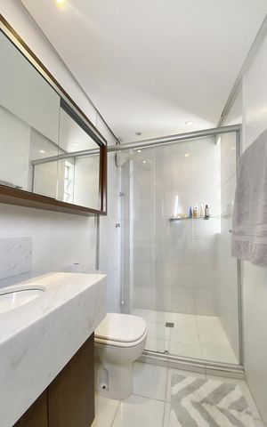Apartamento para alugar com 36m², 2 quartos e sem vagaBanheiro