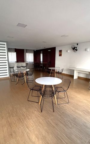 Apartamento para alugar com 45m², 2 quartos e 1 vagaÁrea comum - Salão de festas
