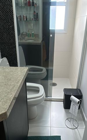 Apartamento à venda com 78m², 2 quartos e 2 vagas Apartamento à venda com 78m², 2 quartos e 2 vagasBanheiro