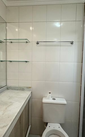 Apartamento à venda com 61m², 2 quartos e 1 vaga Apartamento à venda com 61m², 2 quartos e 1 vagaBanheiro da Suíte