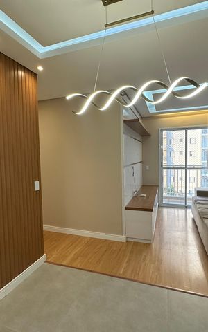 Apartamento à venda com 61m², 2 quartos e 1 vaga Apartamento à venda com 61m², 2 quartos e 1 vagaSala