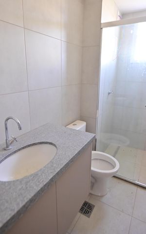 Apartamento para alugar com 62m², 2 quartos e 1 vaga Apartamento para alugar com 62m², 2 quartos e 1 vagaBanheiro da Suíte