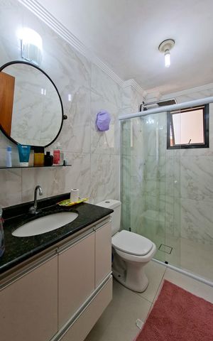 Apartamento para alugar com 93m², 2 quartos e 1 vaga Apartamento para alugar com 93m², 2 quartos e 1 vagaBanheiro da Suíte 2