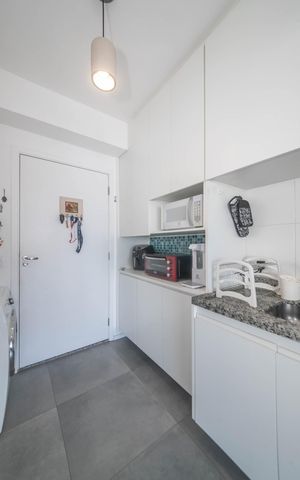 Studio à venda com 38m², 1 quarto e 2 vagasCozinha