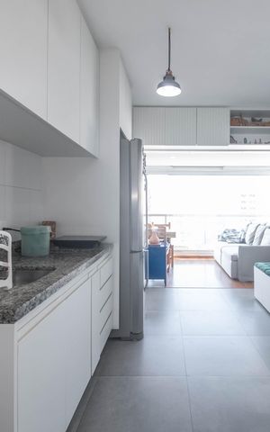 Studio à venda com 38m², 1 quarto e 2 vagasCozinha