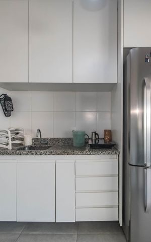 Studio à venda com 38m², 1 quarto e 2 vagasCozinha