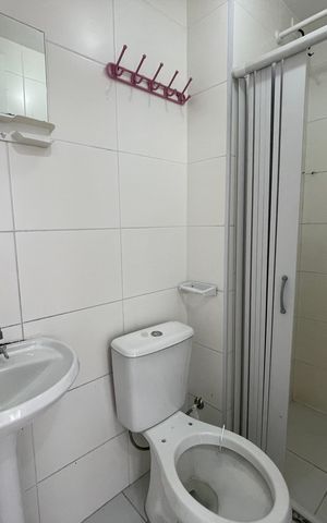 Apartamento para alugar com 33m², 2 quartos e sem vaga Apartamento para alugar com 33m², 2 quartos e sem vagaBanheiro