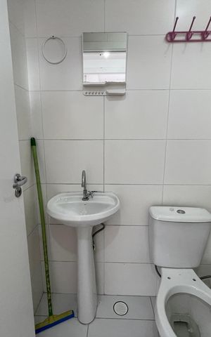 Apartamento para alugar com 33m², 2 quartos e sem vaga Apartamento para alugar com 33m², 2 quartos e sem vagaBanheiro