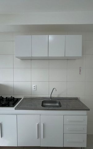 Apartamento para alugar com 33m², 2 quartos e sem vaga Apartamento para alugar com 33m², 2 quartos e sem vagaCozinha e Área de Serviço