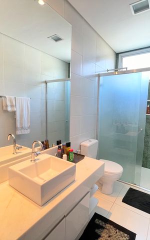 Casa de condomínio à venda com 149m², 3 quartos e 4 vagasBanheiro da Suíte