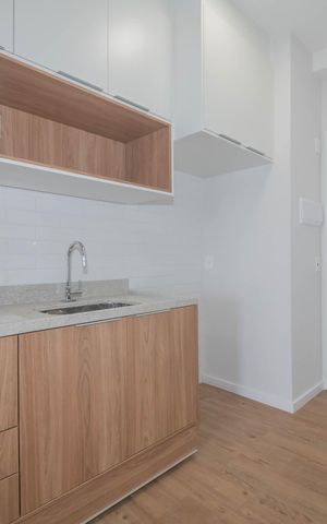 Studio à venda com 26m², 1 quarto e sem vagaCozinha