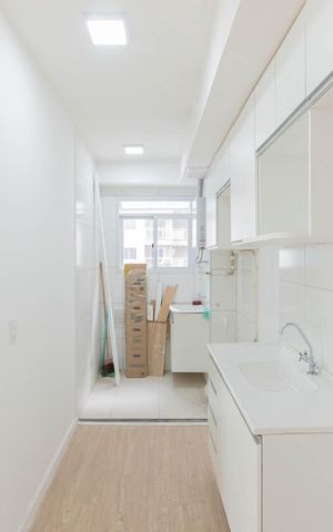 Apartamento para alugar com 55m², 2 quartos e 1 vagaCozinha e Área de Serviço