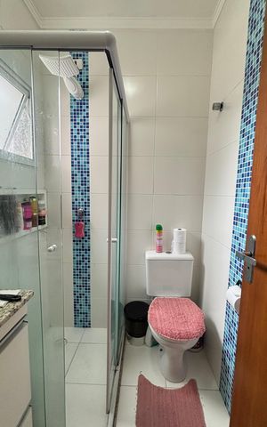 Apartamento à venda com 95m², 2 quartos e 1 vaga Apartamento à venda com 95m², 2 quartos e 1 vagaBanheiro da Suíte 2