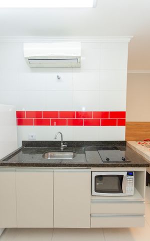 Studio para alugar com 16m², 1 quarto e sem vagaCozinha