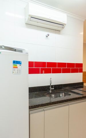 Studio para alugar com 16m², 1 quarto e sem vagaCozinha