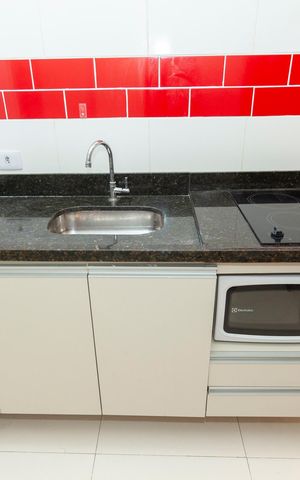 Studio para alugar com 16m², 1 quarto e sem vagaCozinha