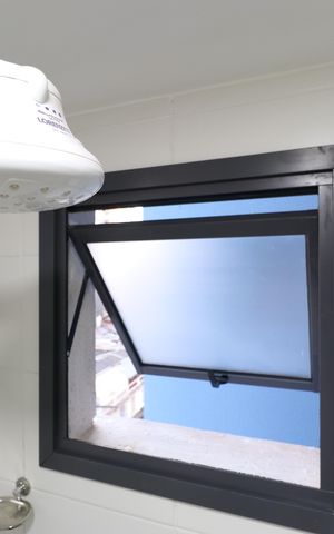 Apartamento para alugar com 25m², 1 quarto e sem vagaDetalhe do banheiro