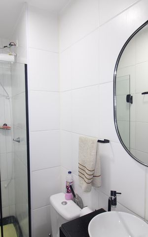 Apartamento para alugar com 43m², 2 quartos e sem vagaBanheiro