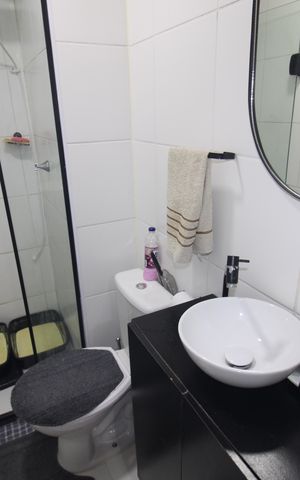 Apartamento para alugar com 43m², 2 quartos e sem vagaBanheiro