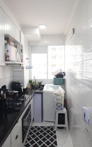Apartamento para alugar com 43m², 2 quartos e sem vagaCozinha / Área de Serviço