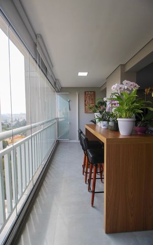 Apartamento para alugar com 145m², 3 quartos e 3 vagasVaranda da Sala