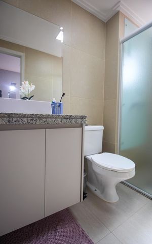 Apartamento para alugar com 145m², 3 quartos e 3 vagasBanheiro da Suíte 2