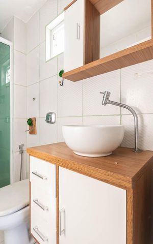 Apartamento à venda com 65m², 1 quarto e 1 vagaBanheiro