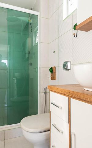 Apartamento à venda com 65m², 1 quarto e 1 vagaBanheiro