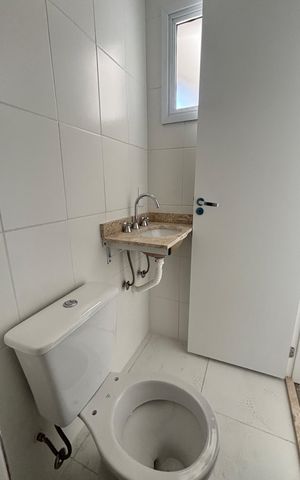 Apartamento à venda com 57m², 2 quartos e 1 vaga Apartamento à venda com 57m², 2 quartos e 1 vagaBanheiro da Suíte