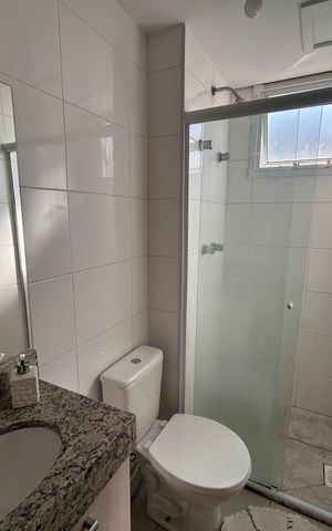 Apartamento para alugar com 44m², 2 quartos e 1 vaga Apartamento para alugar com 44m², 2 quartos e 1 vagaBanheiro Social