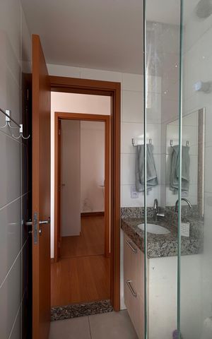 Apartamento para alugar com 44m², 2 quartos e 1 vaga Apartamento para alugar com 44m², 2 quartos e 1 vagaBanheiro Social